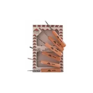 Image of Stubai 585606 Micro Carving Set 6 Pieces