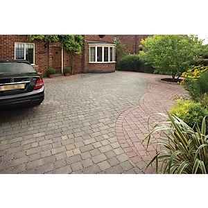 Image of Marshalls Drivesett Tegula Priora Block Paving Harvest 240 x 160 x 60mm Pack of 232