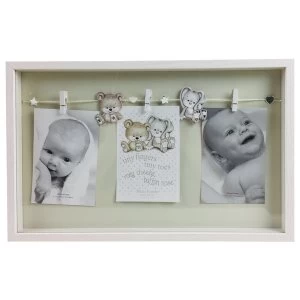 Image of Triple Natural Peg Photo Frame