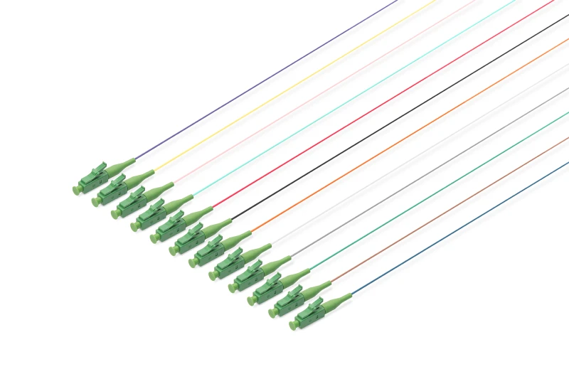 Image of Digitus colored pigtails. LC/APC OS2 09/125 µ. Simplex