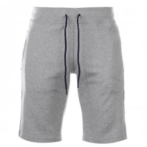Image of Paul And Shark Fleece Logo Shorts - Mid Grey 931