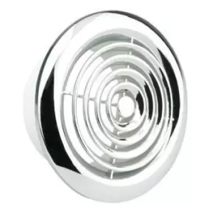 Image of Manrose 150mm Internal Circular Grille (Chrome) - 2150C