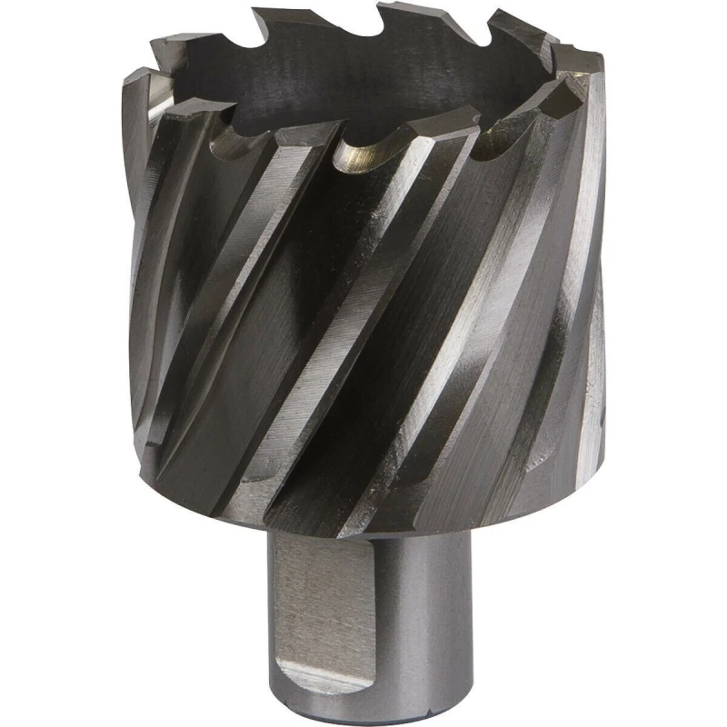 Image of Loops 44mm x 25mm Depth Rotabor Cutter - M2 Steel Annular Metal Core Drill 19mm Shank Metallics