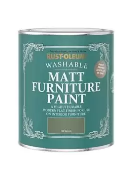 Image of Rust-Oleum Matt Finish 750 Ml Furniture Paint - All Green