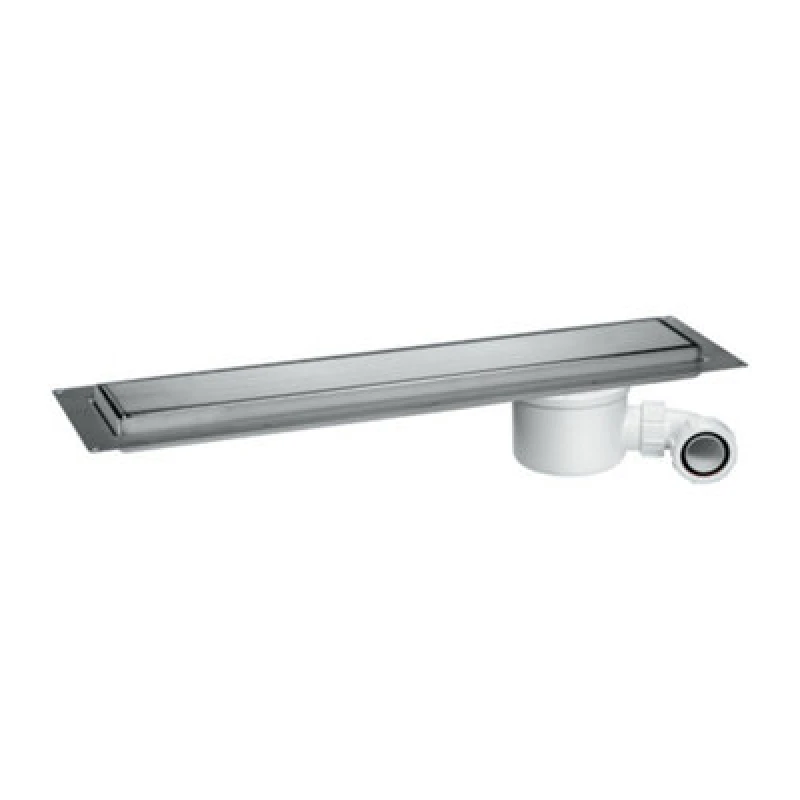 Image of McAlpine CD600-B Brushed Stainless Steel Standard Channel Drain - 548mm Silver