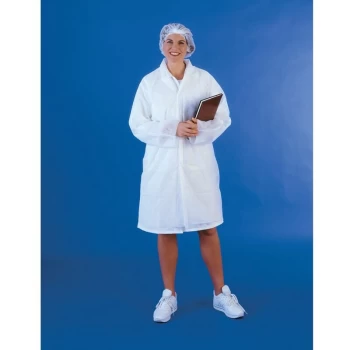 Image of N77113 Large, Pack of 25 Non-woven Visitors Coat - PAL