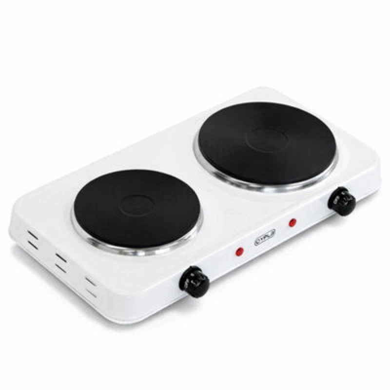 Image of Oypla Double Electric Kitchen Hot Plate White