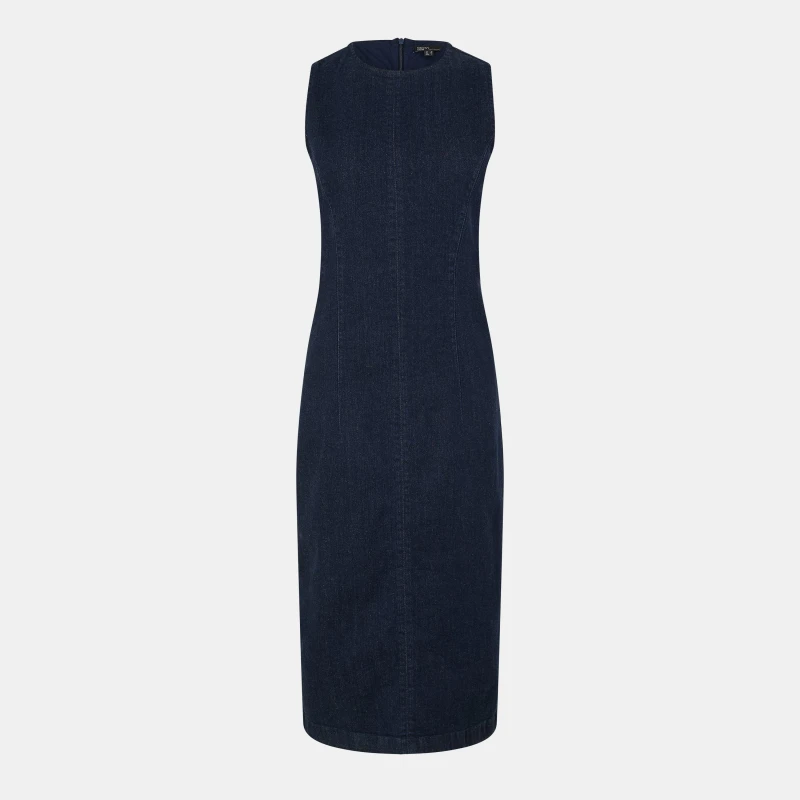 Image of Nobodys Child Womens Farringdon Midi Bodycon Dress Blue female 6 (2XS)