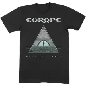 Image of Europe - Walk The Earth Unisex XX-Large T-Shirt - Black