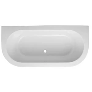 Image of Cooke Lewis Helena Acrylic Oval Curved Bath L1700mm W800mm