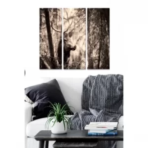 Image of MDF2459902 Multicolor Decorative MDF Painting (3 Pieces)