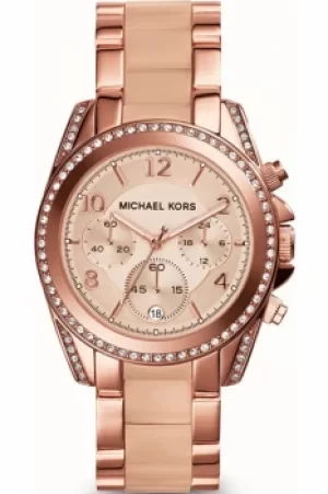 Image of Ladies Michael Kors Blair Chronograph Watch MK5943
