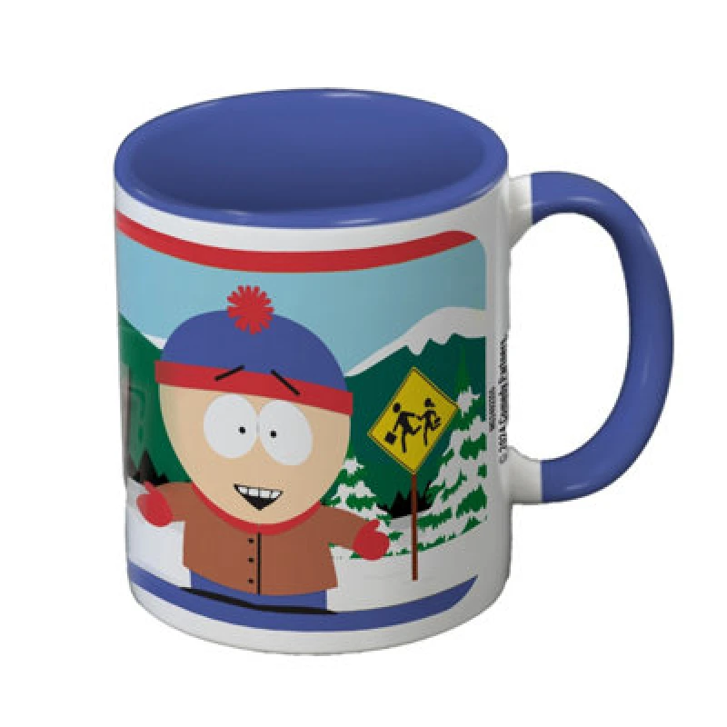 Image of South Park South Park Two Tone Stan Mug in Bright Blue Bright Blue One Size Unisex 5063806896296