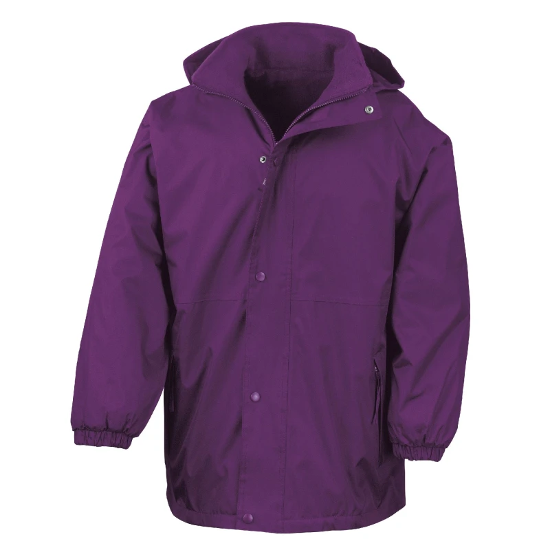 Image of Result Result Men StormDri 4000 Reversible Jacket in Purple Size: Small Purple S Male 5063527365606
