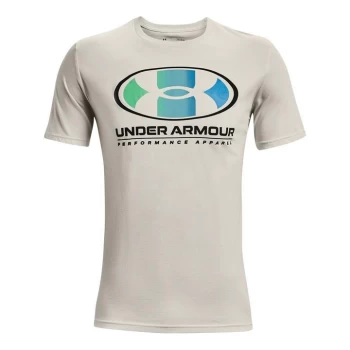 Image of Under Armour Armour Lockertag T Shirt - White
