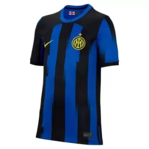 Image of Nike Inter Milan Home Shirt 2023 2024 Juniors - Blue