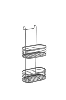 Image of Two Tier Over Shower Screen Caddy Grey