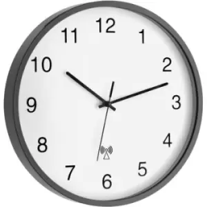 Image of TFA Dostmann 60.3511.10 Radio Wall clock 302mm x 40 mm Anthracite