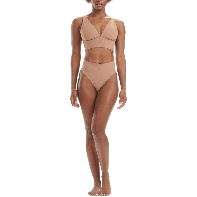 Image of adidas Active Seamless Micro Stretch Thong - Brown Brown 8