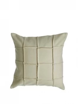 Image of Premier Housewares Hampstead Felt Square Cushion - Dark Grey