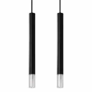 Image of Sollux Pendant Lamp Wezyr 2 Black