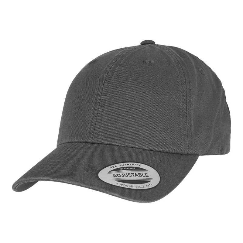 Image of Flexfit Mens Washed Baseball Cap in Grey Grey Male One Size
