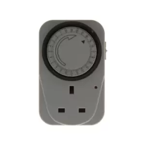 Image of Status - 24 Hour Plug In Timer Switch - White - 24HT16