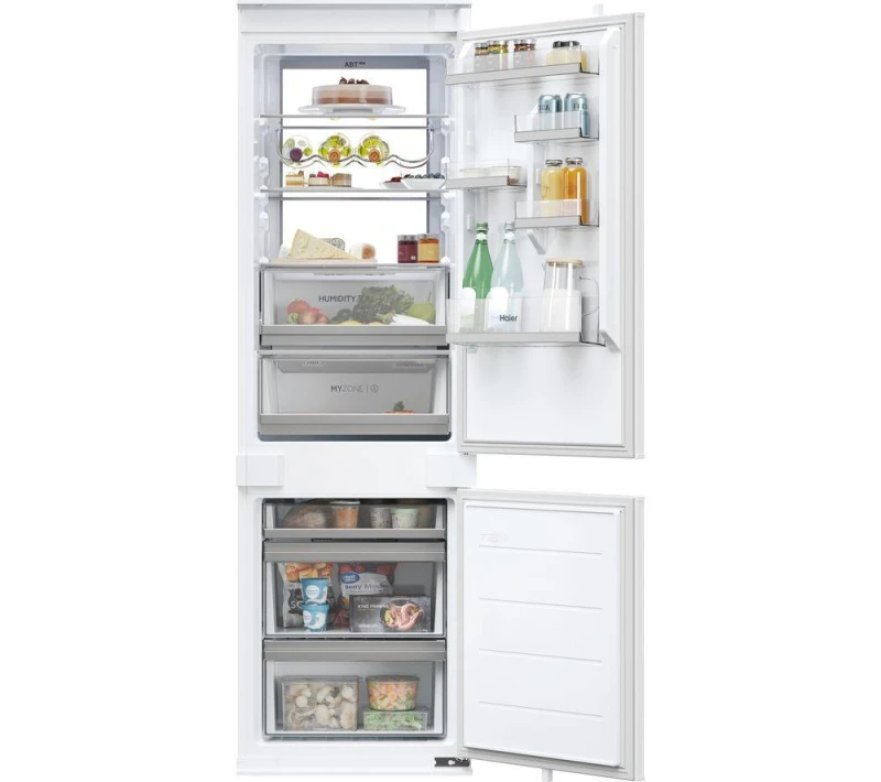 Image of HAIER HBW7518CTK Integrated Smart 70/30 Fridge Freezer - Sliding Hinge, White 6901018055232