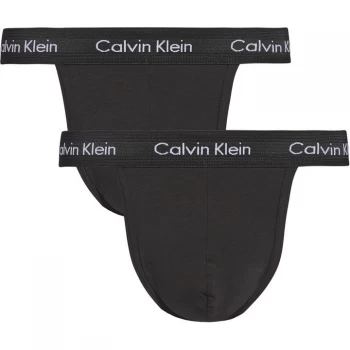 Image of Calvin Klein THONG 2PK - Black