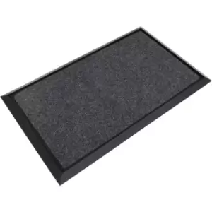 Image of Rubber Disinfection Mat With Removable Carpet 450 x 750mm - Sealey