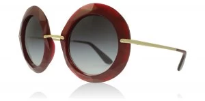Image of Dolce & Gabbana DG6105 Sunglasses Transparent Red 155111 50mm