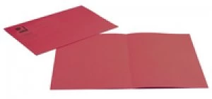 Image of Q Connect Sq Cut Folder Mwt Red - 100 Pack