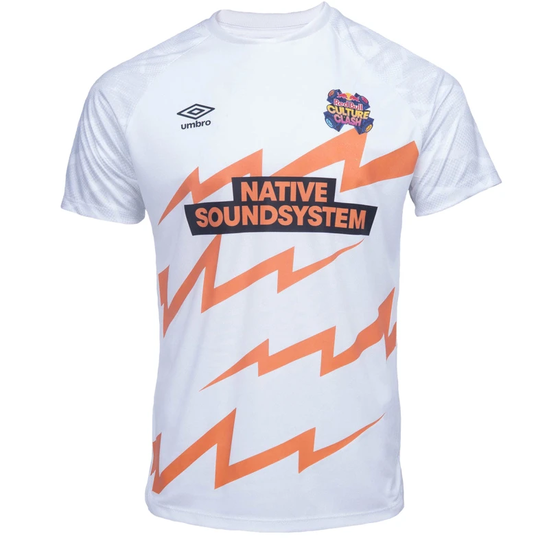 Image of Umbro Umbro Men Culture Clash Red Bull Jersey in Off White Size: Small Off White S Male 5063703733922