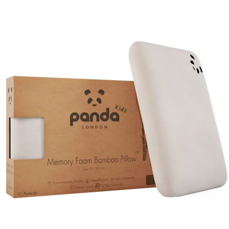 Image of Panda London Memory Foam Bamboo Pillow (Kids 4+)