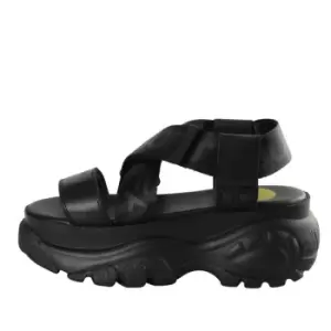Image of Buffalo Classic Sandal Leather / Textile - Black