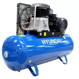 Image of Hyundai 200 Litre Air Compressor, 21CFM/145psi, 3-Phase Twin Cylinder 5.5hp HY55200-3