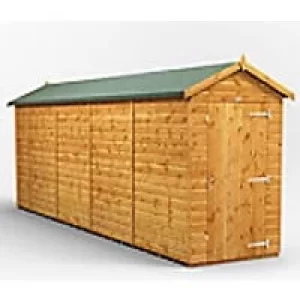 Image of Power Garden Shed 184PAW Golden Brown 18x4