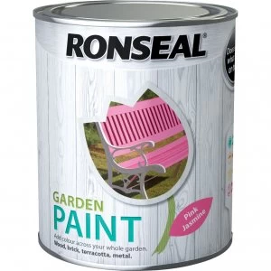 Image of Ronseal General Purpose Garden Paint Pink Jasmine 750ml