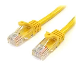 Image of StarTech.com 10ft Cat5e Yellow Snagless RJ45 UTP Cat 5e Patch Cable