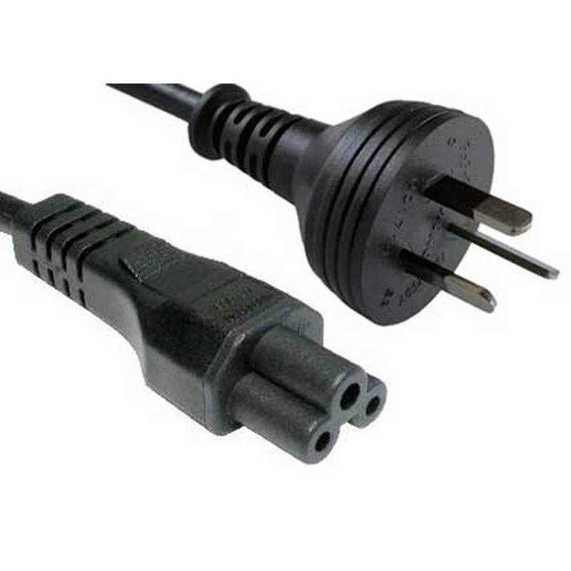 Image of FDL 2M AUSTRALIAN MAINS PLUG TO C5 CLOVER LEAF SOCKET CABLE