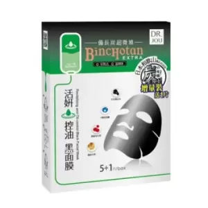 Image of DR. JOU - Revitalizing and Oil-control Black Facial Mask - 6pcs