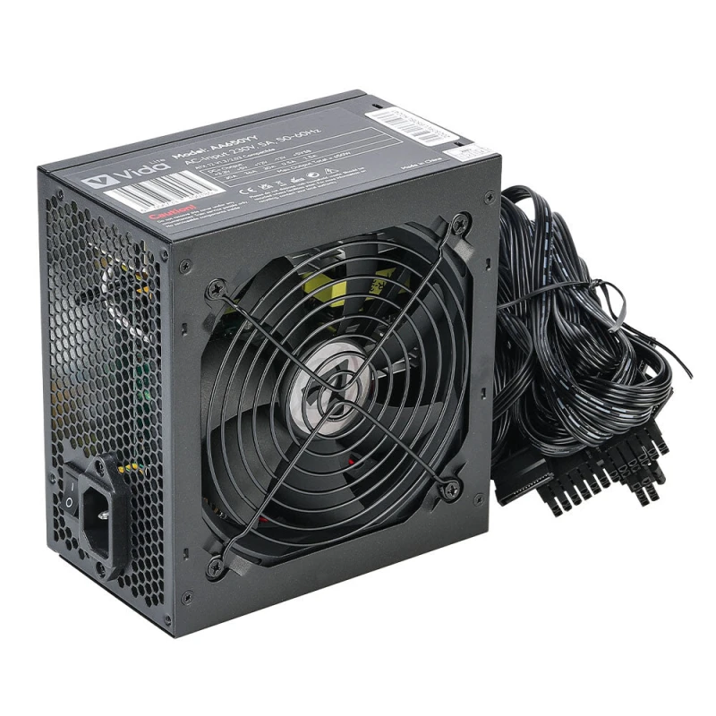 Image of VIDA VIDA AA-650-YY power supply unit 650 W 24-pin ATX ATX Black AA-650-YY