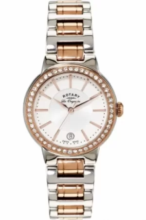 Image of Ladies Rotary Swiss Made Lucerne Midsize Quartz Watch LB90083/02L