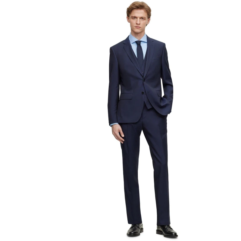 Image of Boss Mens H Huge Suit Blue male 46 (56)