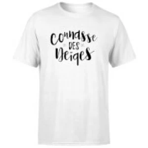 Image of Connasse Des Neiges T-Shirt - White - 4XL