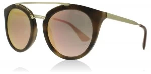Image of Prada Cinema Sunglasses Striped Dark Brown USG5L2 52mm