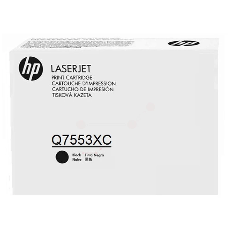 Image of HP Q7553XC/53X Toner cartridge Black Contract. 7K pages ISO/IEC 19752