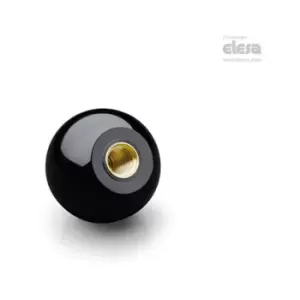 Image of Elesa - plx Spherical knobs Duroplast Boss with threaded hole PLX.25 B-M10