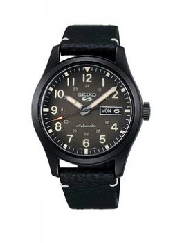 Image of Seiko Seiko 5 Sports - Field Collection Leather Mens Watch