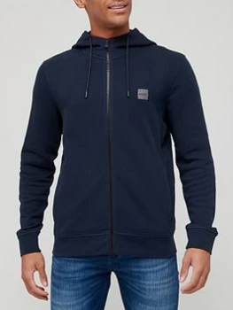 Image of Hugo Boss Zetalk 1 Zip Through Hoodie Navy Size S Men